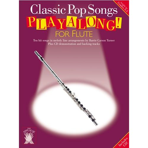APPLAUSE CLASSIC POP SONGS PLAYALONG FOR FLUTE - FLUTE
