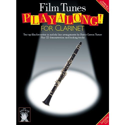 CHESTER MUSIC APPLAUSE FILM TUNES PLAYALONG FOR + CD - CLARINET