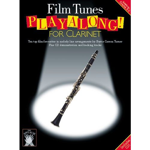 APPLAUSE FILM TUNES PLAYALONG FOR + CD - CLARINET