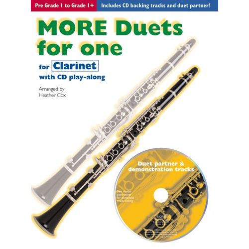 COX HEATHER - MORE DUETS FOR ONE - CLARINET
