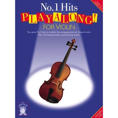 APPLAUSE NO.1 HITS PLAYALONG FOR VIOLIN + CD - VIOLIN