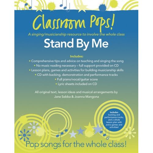CLASSROOM POP SONGSHEETS STAND BY ME PIANO/VOCAL/GUITAR + CD - SOUL