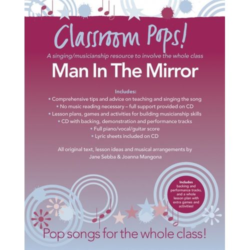 CLASSROOM POP SONGSHEETS MAN IN THE MIRROR + CD - PVG
