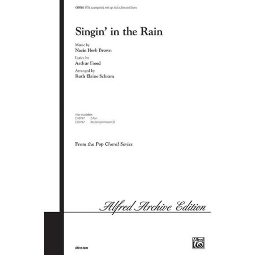 ALFRED PUBLISHING SINGIN' IN THE RAIN - MIXED VOICES