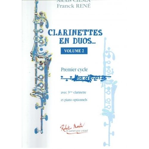 CIESLA A., RENE F. - CLARINETTES EN DUOS VOL.2