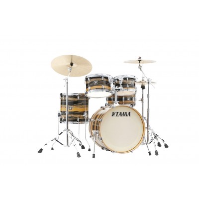 SUPERSTAR CLASSIC FUSION 20 DRUM KIT NATURAL EBONY TIGER WRAP