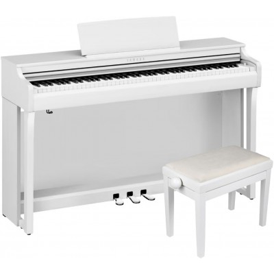 YAMAHA CLP 825 white and his bench