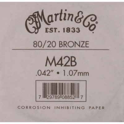 Martin M145 Corde Acoustique Filee 042 A L\'unite Bronze 80/20