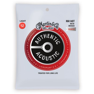 MARTIN & CO MA140t Authentic 80/20 Bronze Treated Light 12-54