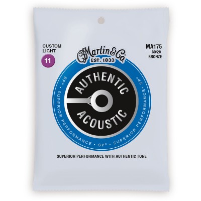 MARTIN & CO MA175 Authentic 80/20 Bronze Custom Light 11-52
