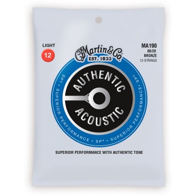 MA190 Authentic SP 80/20 Bronze 12C Light 12-54