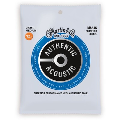 MA545 AUTHENTIC SP BLUEGRASS 92/8 PHOSPHOR BRONZE LIGHT/MEDIUM 12.5-16.5-25.5-33.5-43.5-55