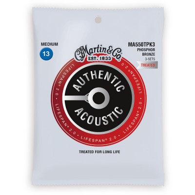 MARTIN & CO MA550TPK3 Authentic PB LT Medium 13-56 Pack de 3