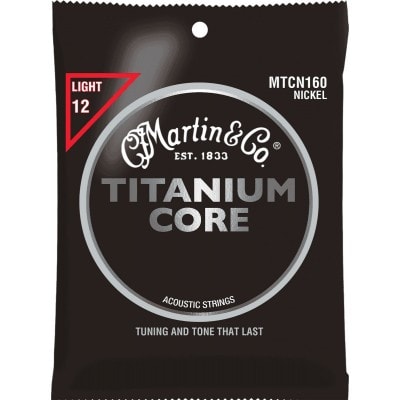 Martin Guitars Cordes Acoustiques Titanium Core Jeux Light Titanium