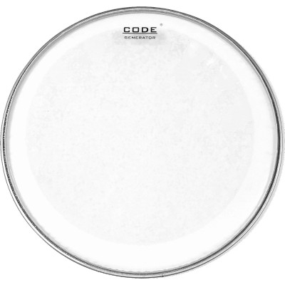 CODE DRUM HEAD GENERATOR TRANSPARENTE 12