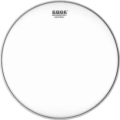 14" Code Generator Coated Drum Head // Tom Snare Batter Twin Ply 