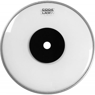 CODE DRUM HEAD LAW TRANSPARENTE 18"