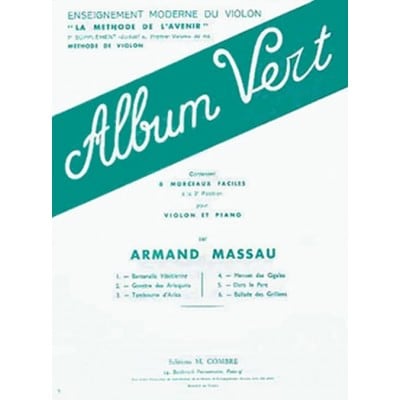 COMBRE MASSAU ARMAND - ALBUM VERT