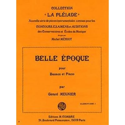  Meunier G. - Belle Epoque - Basson, Piano