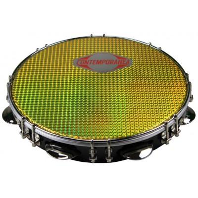 CONTEMPORANEA C-PF11-01BG - Pandeiro 11" Noir - Peau Or