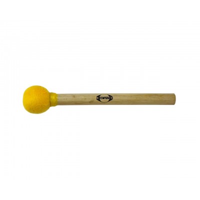 G-BS02y - Mailloche De Surdo Jaune Bois 30CM