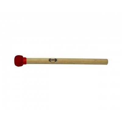 Mailloche De Surdo Rouge Bois Bois Petite Tête, 35Cm