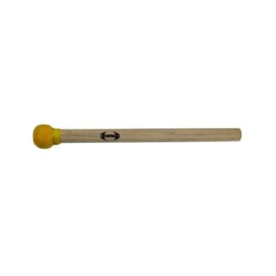 CONTEMPORANEA C-BS08Y MAILLOCHE DE SURDO JAUNE BOIS PETITE TETE, 35CM