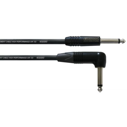 CORDIAL Cable Guitare Jack Droit /Coudé 3 M