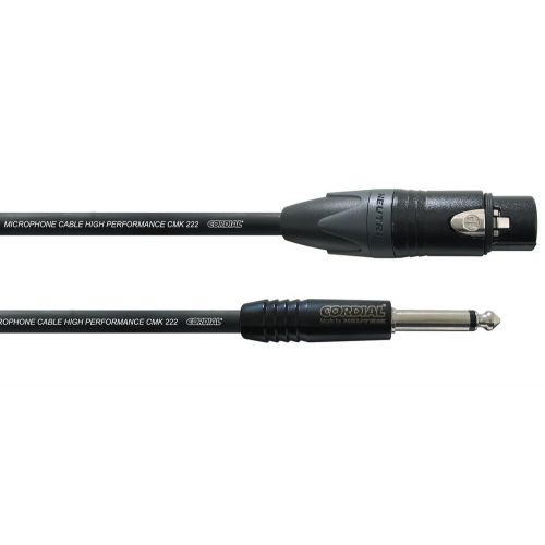 MICROPHONE XLR F / MONO JACK 10M ACCESSORIES