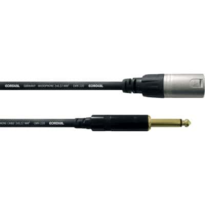 CORDIAL AUDIO CABLE XLR MALE/MONO JACK 10 M