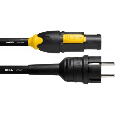 Cable Powercon IP65 TRUE1 - Schuko 1,5 M
