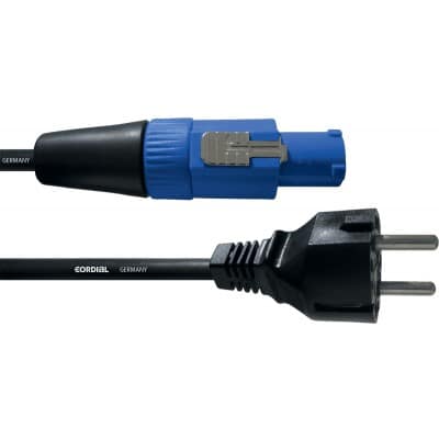 Cordial Cable Powercon/schuko 1,5 M