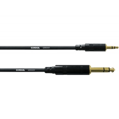 Cable Audio Stéréo Minijack/jack 1,5 M