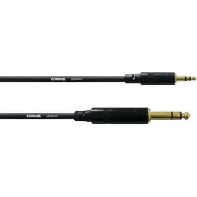 STEREO AUDIO CABLE MINIJACK/JACK 1.5 M