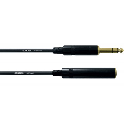 STEREO AUDIO CABLE MALE JACK/ FEMALE JACK 10 M