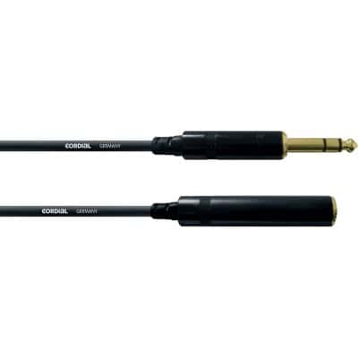 CORDIAL STEREO AUDIO CABLE MALE/FEMALE JACK 5 M