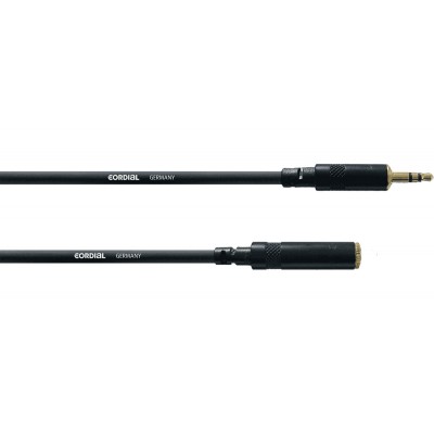 STEREO AUDIO CABLE MINIJACK MALE/MINIJACK FEMALE 5 M