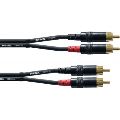 Cordial Câble Audio Double Rca/rca 30 Cm