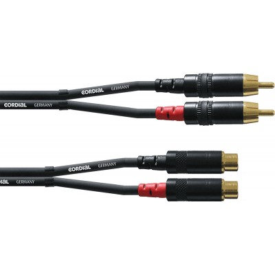 CORDIAL AUDIO CABLE RCA MALE/FEMALE 3 M