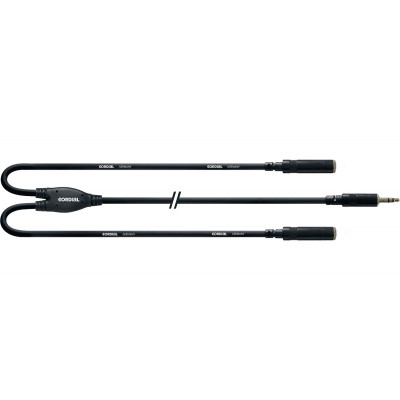 CABLE AND STRAP MINIJACK STEREO/2 XLR FEMALE STEREO/2 XLR LONG FEMALE 30 CM