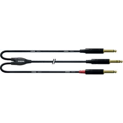 Cordial Câble Audio Jack St. - 2 Jack Mono 90 Cm