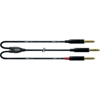 CORDIAL CABLE AND STEREO JACK/2 JACK MONO 1.5 M