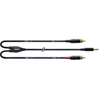 CBLE Y BRETELLE MINIJACK STRO/2 RCA 1,5 M