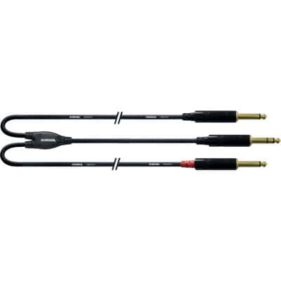 CORDIAL AUDIO CABLE STEREO JACK - 2 MONO JACK LONG 3 M