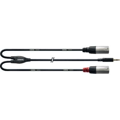 CORDIAL CABLE AND STRAP MINIJACK STEREO/2 XLR MALE 3 M