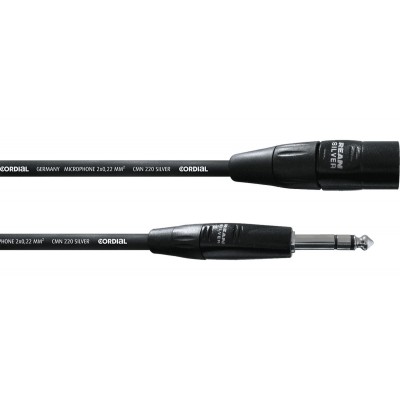 CORDIAL AUDIO CABLE XLR MALE/STEREO JACK 6 M