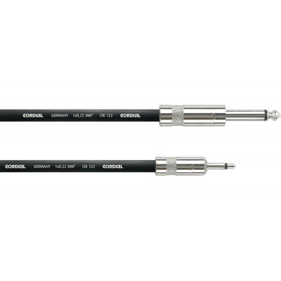 Cable Patch Modulaire Jack/minijack Mono 1 M