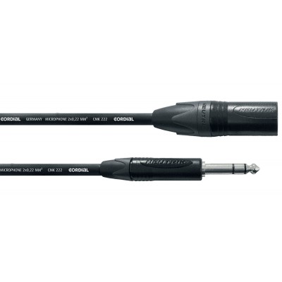 AUDIO CABLE XLR MALE/STEREO JACK 10 M