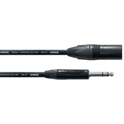 CORDIAL AUDIO CABLE XLR MALE/STEREO JACK 10 M