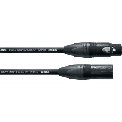 Câble Micro XLR 10 M Or